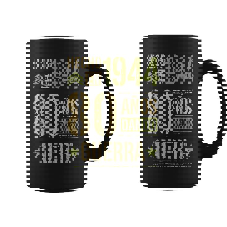Hecho En 1944 80 Años Guerra Aniversarios Amigos Perfecto Taza de café