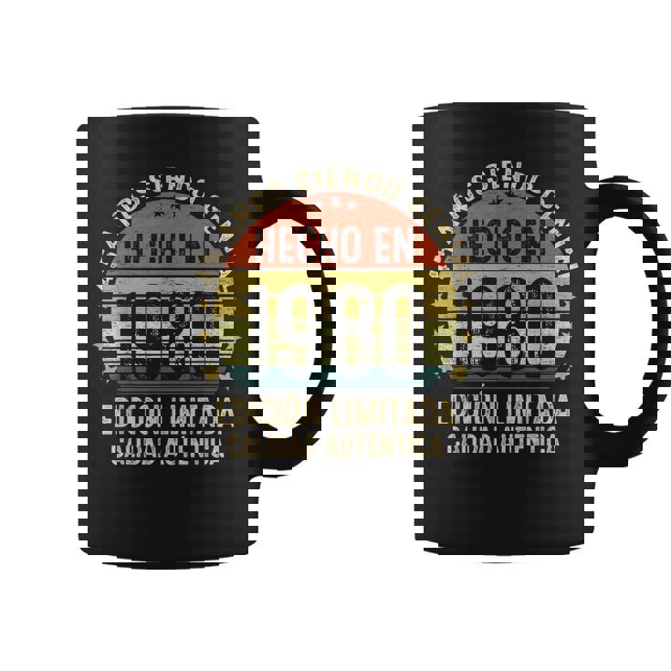Hecho En 1980 45 Años Cumpleaños Divertido Regalo 45 Años Taza de café