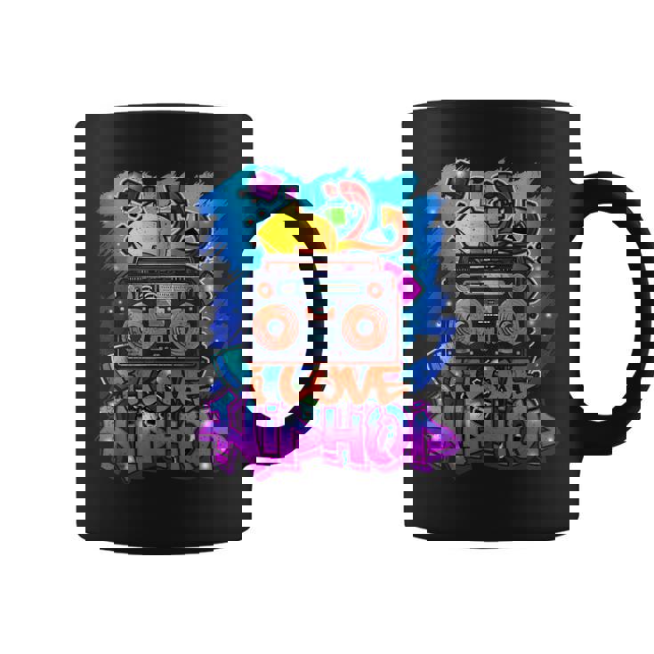 Hiphop Regalo Graffiti Music Para Niños Y Niñas Estilo Libre Taza de café