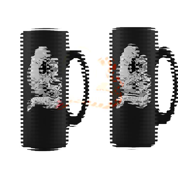 Hognose Snake Skull Albino Morph Dramatic Danger Noodle Premium Graphic Print Coffee Mug