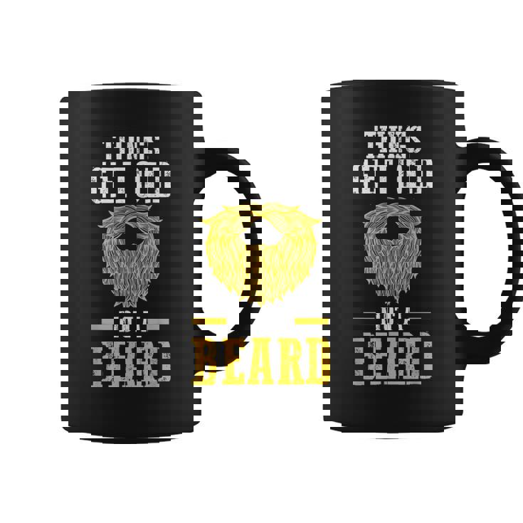 Hombre Las Cosas Envejecen No La Barba Las Barbas Taza de café