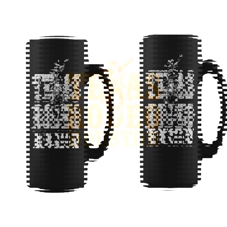 Houston Texas Rodeointage Western Rétro Cowboy Tasse