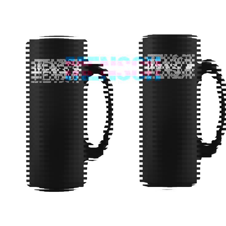 Human Trans Pride LGBTQ LGBT Transgender Transman Graphic Print Coffee Mug