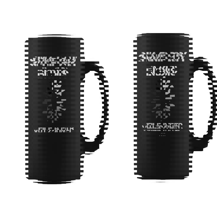 Humour Sport Homme Summer Body En Cours Musculation Tasse