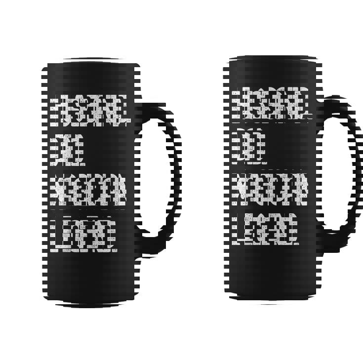 Husband Dad Magician Legend Vintage Father's Day Coffee Mug