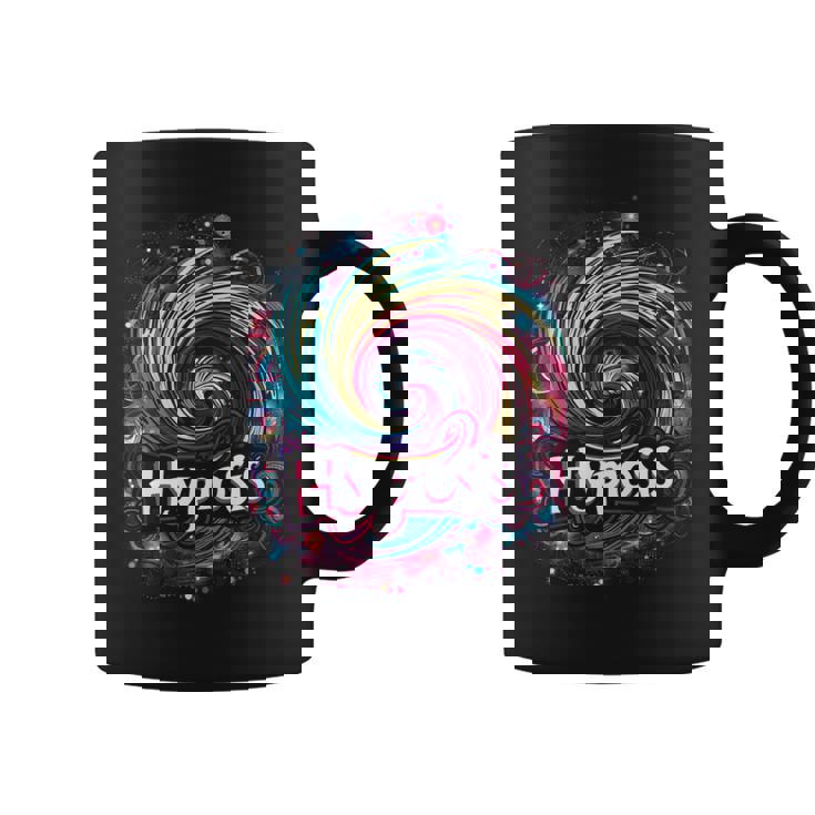 Hypnosis In Rainbow Colors With Cosmic Hallucinations Premium Graphic Print Coffee Mug