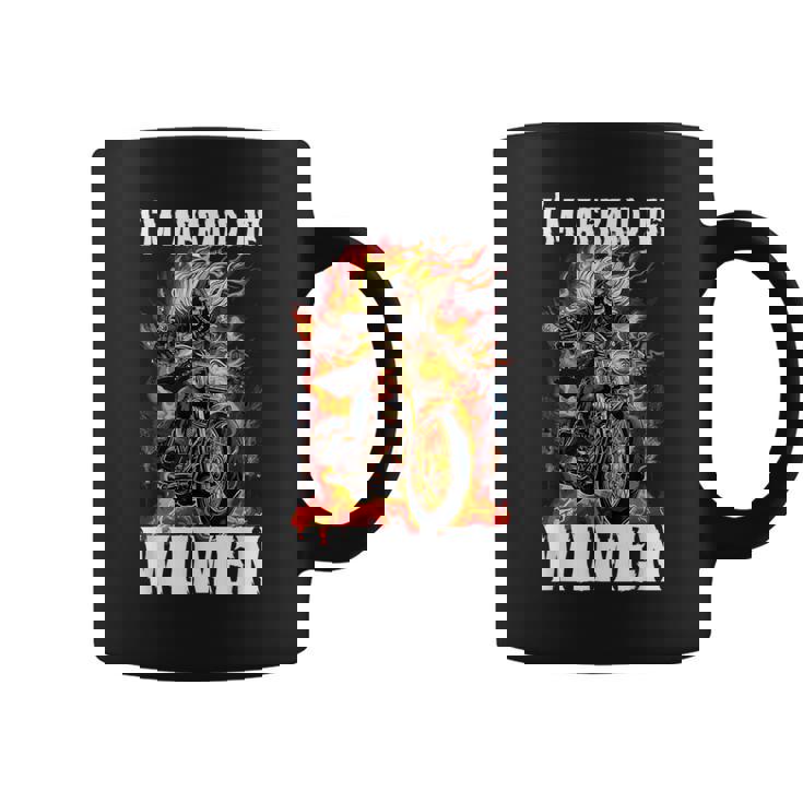 I'm Afraid Of Cringe Skeleton Taza de café