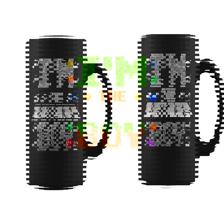 I'm The Birthday Boy Party Video Gamer Pixel Number Coffee Mug