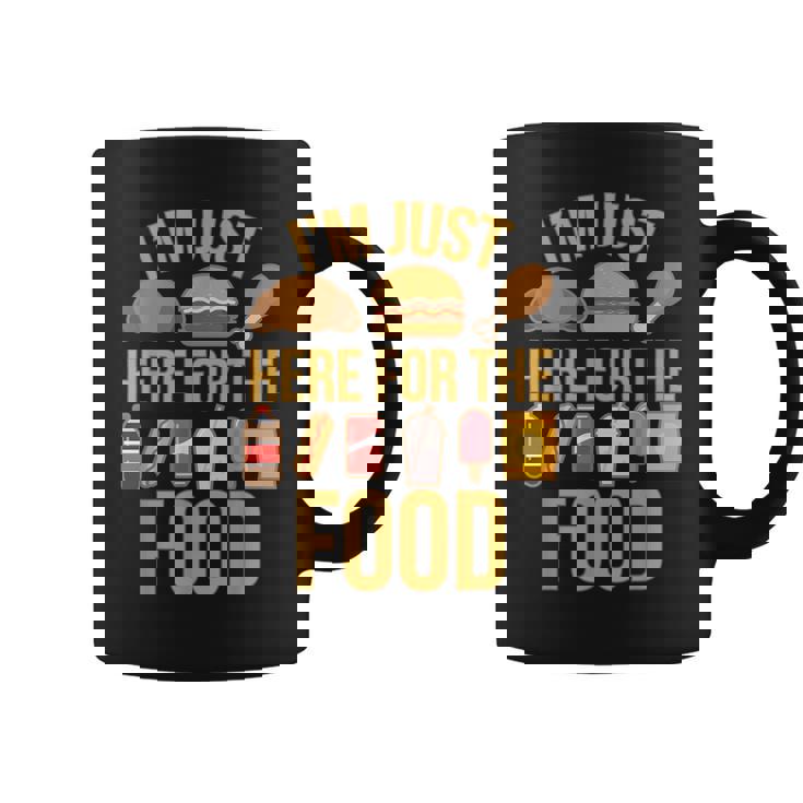 I'm Just Here For The Food Vintage Great For Food Lover Coffee Mug