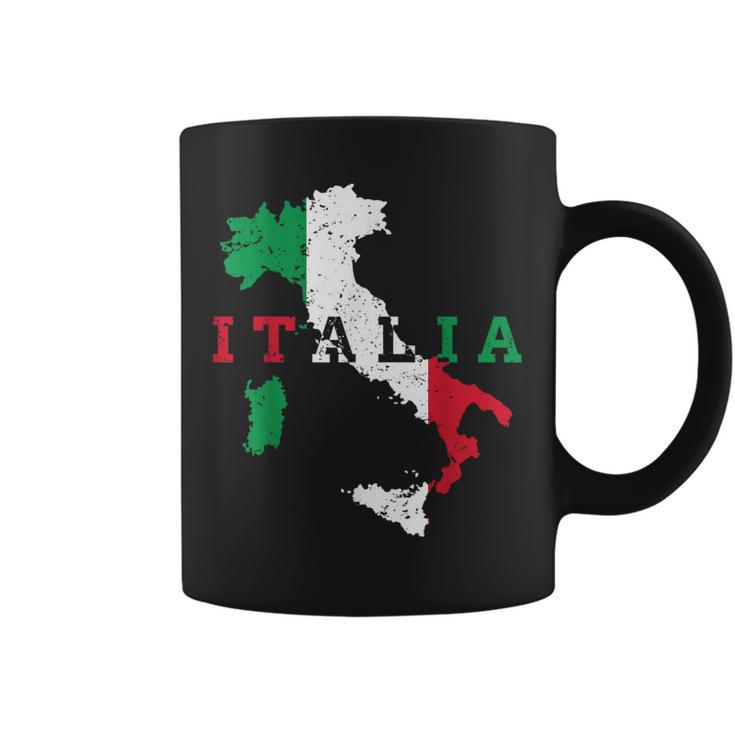Mug Italia FIGC Jaune — Neuf, Fabriqué En Italie, Pour Supporter De L’équipe Nationale De Football Italienne