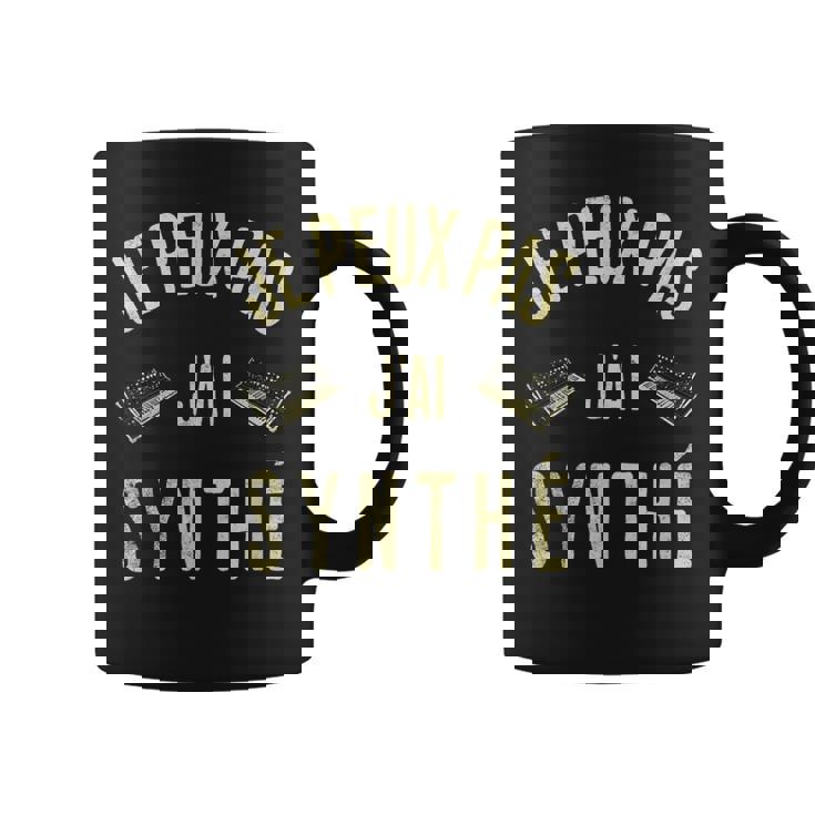 Je Peux Pas J'ai Synthé Cadeau Humour Musicien Synthétiseur Tasse