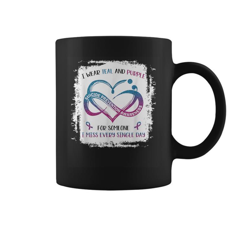 Je Porte Duiolet Sarcelle Pour Quelqu'un Qui Me Manque Tous Les Jours Tasse