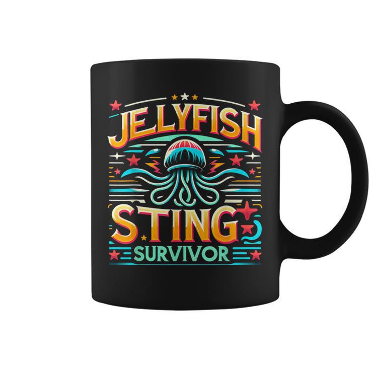 Jellyfish Sting Survivor Tassen