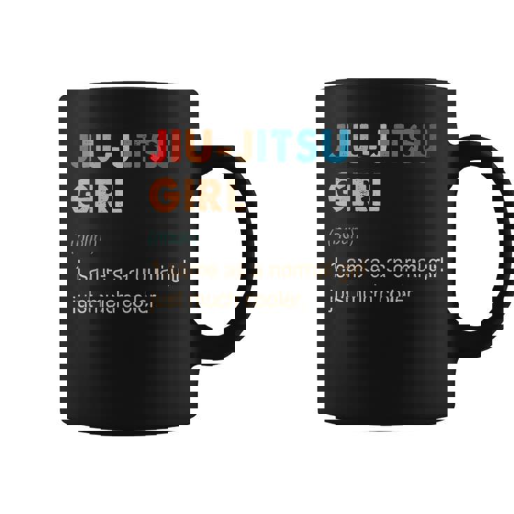 Jiu-Jitsu Girl Definition Jiu-Jitsu Regalo Para Niñas Taza de café