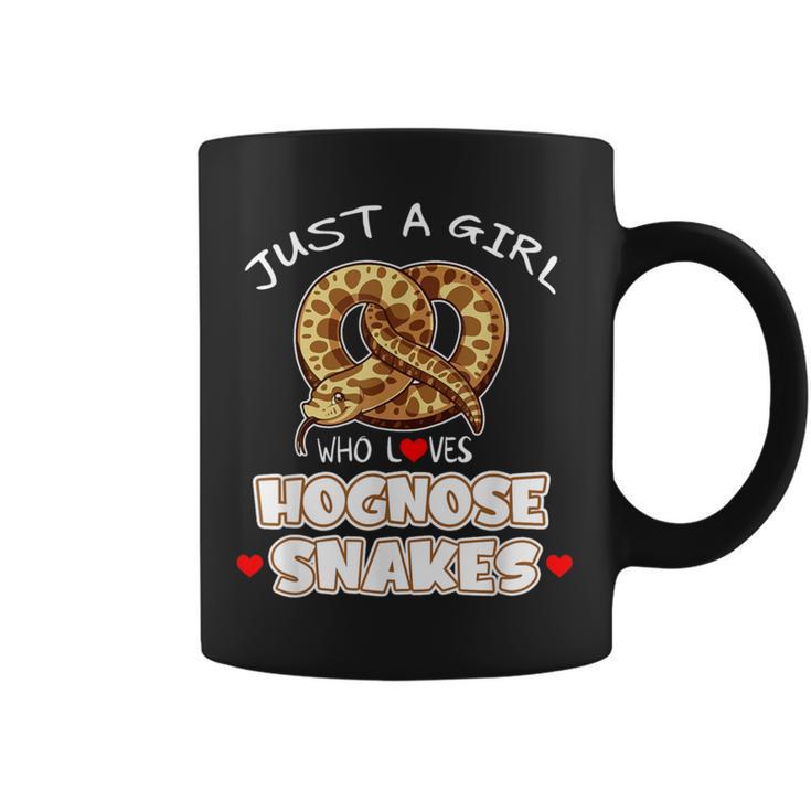 Just a Girl Who Loves Hognose Snakes Animals Lover Graphic Print Coffee Mug