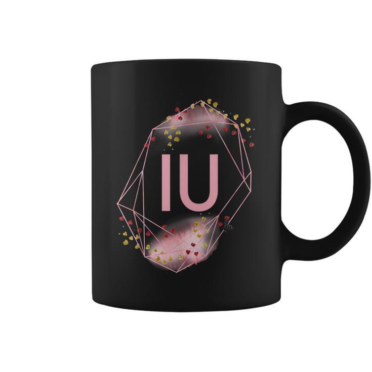 K-Pop Coréen I Love You Hand Letters Iu Together Tasse