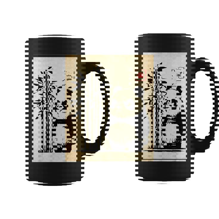 Kawaii Panda Ink Japanese Streetwear Novelty Panda Coffee Mug