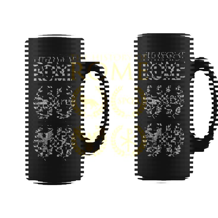 La Historia De Roma Taza de café