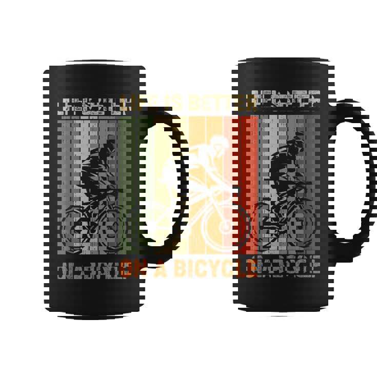 Laida Es Mejor En Una Bicicleta Bicicleta Ciclista Taza de café