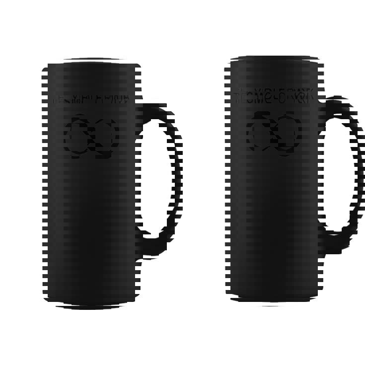 Le Symbole Du Travail Pour Toujours Pour L'infini Tasse