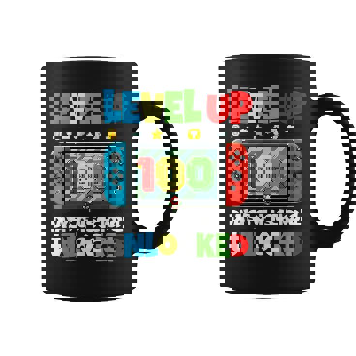 Level 100 Days Of School Complete Gamer Video Games Boys Coffee Mug