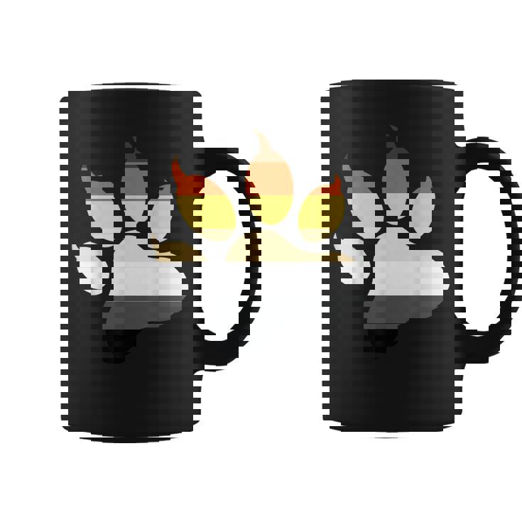 Lgbt Papa Mes Del Orgullo Gay Para Hombre Paw Gay Bear Taza de café