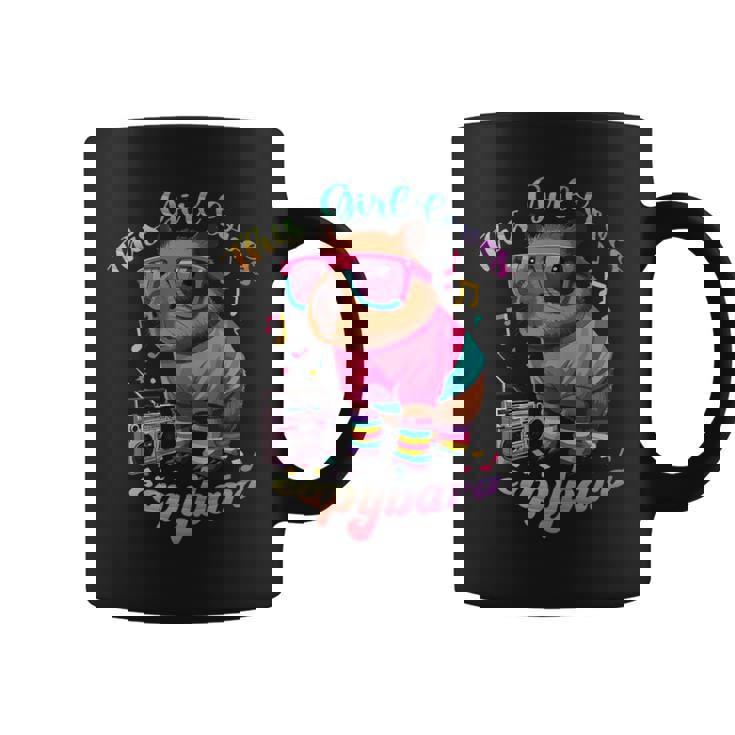 Lindas S Capibara Para Niñas Y Es Y Niños Taza de café