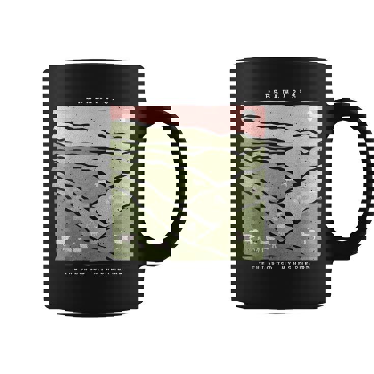 The Lord Is My Shepherd Bible Verse Jesus Sheep Lamb Coffee Mug