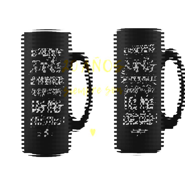 Los Primeros 20 Años Aniversario De Pareja Boda Regalo Taza de café
