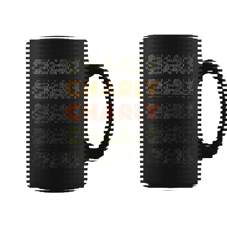 Love Heart Charly Grunge Estilointage Negro Charly Taza de café