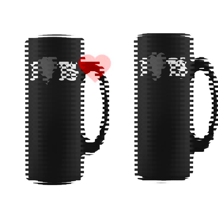 I Love Ts I Heart Ts Y2k Aesthetic Red Heart Taza de café