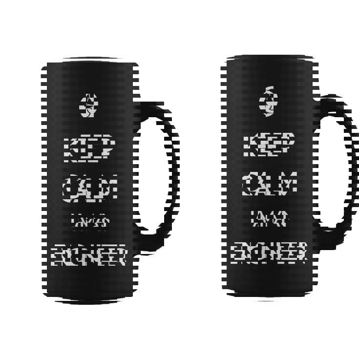 Mantén La Calma Soy Ingeniero Taza de café