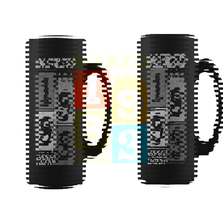 Marzo 1993Intage 32 Años Regalo Cumpleaños Hombre Taza de café