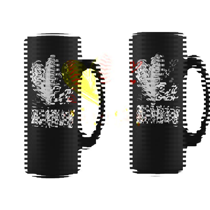 Mawmaw Of Both Baseball Softball Mother's Day For Family Coffee Mug