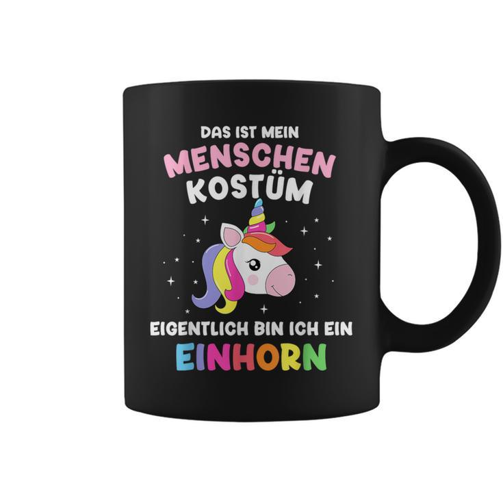 Mein Menschen Bin Einhorn For Carnival Tassen