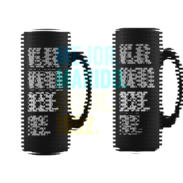 Mejor Marido Desde 1992 33 Aniversario De Boda 33 Años Taza de café