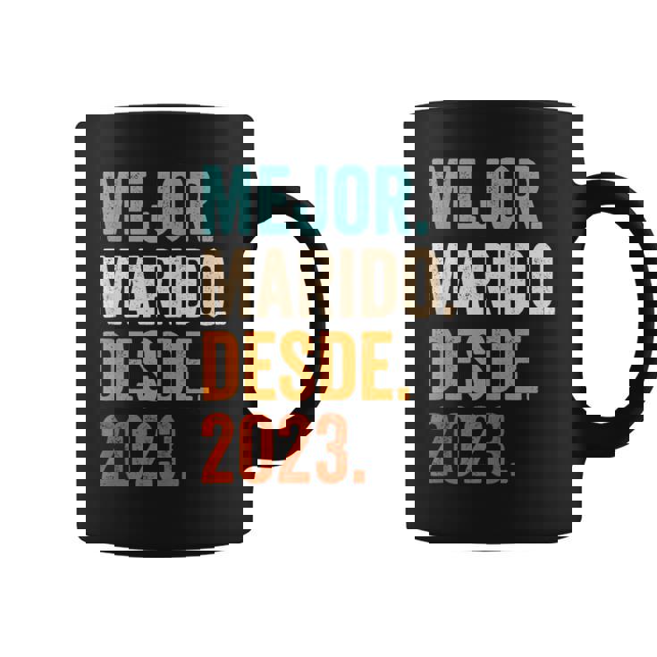 Mejor Marido Desde 2023 1 Aniversario De Boda 1 Año Taza de café