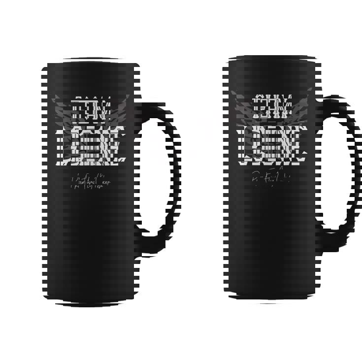 Membre De La Famille Fier De L'équipe Leone Tasse