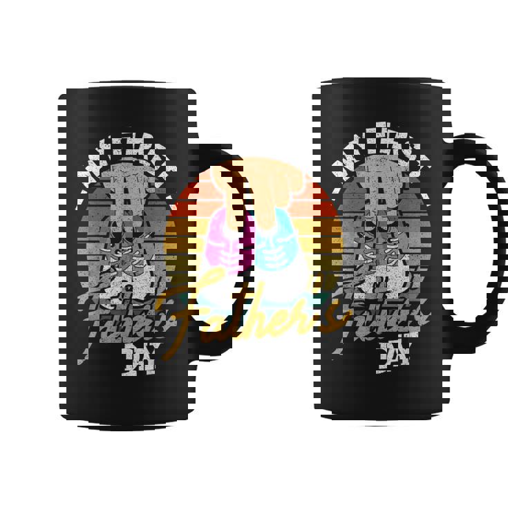 Mi Primer Día Del Padre Feliz Día Del Padre Taza de café