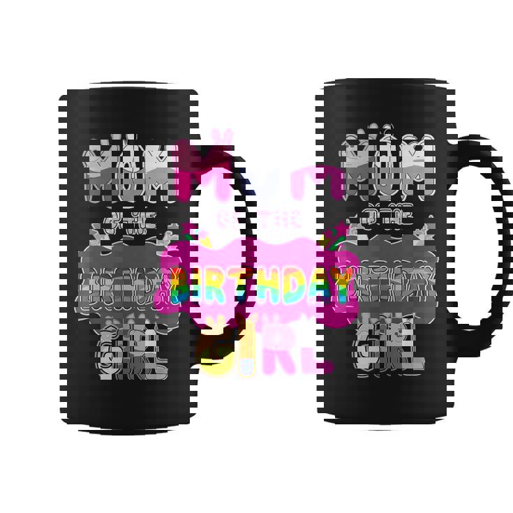 Mom Of The Birthday Girl Family Pig Party Decorations Coffee Mug