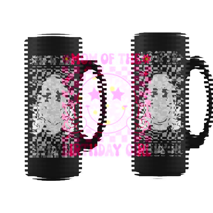 Mom Of The Birthday Girl Groovy Birthday Ns Girls Preppy Coffee Mug
