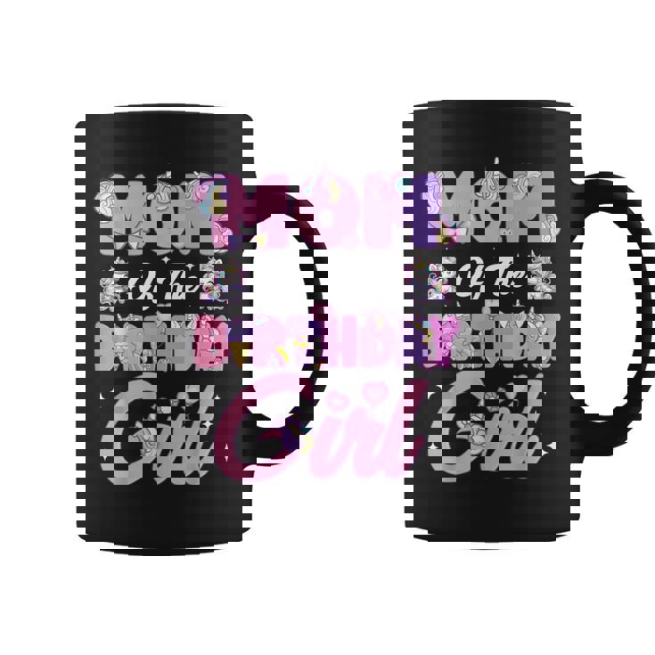 Mom And Dad Birthday Girl Unicorn Family Party Decorations Coffee Mug