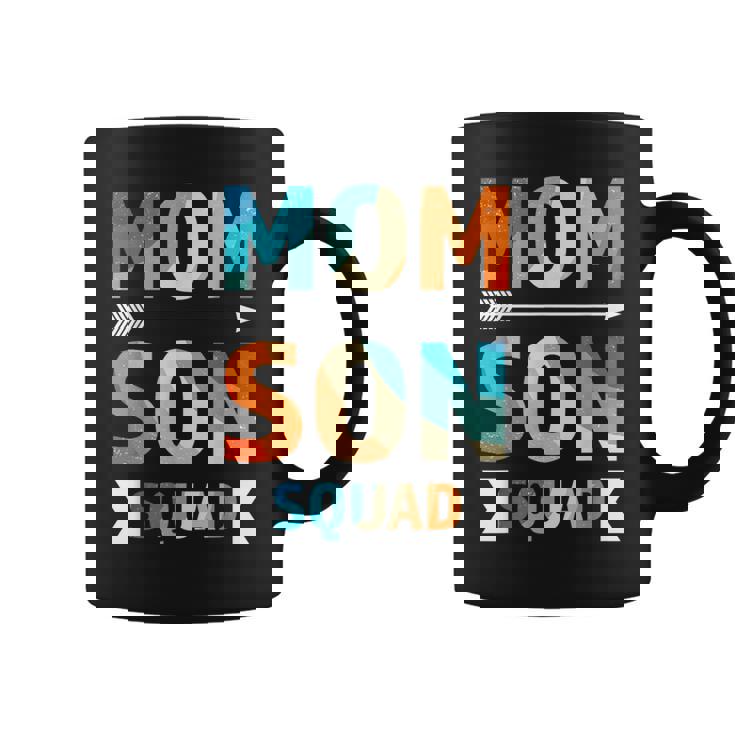 Mom Son Squad Mother Family Coffee Mug