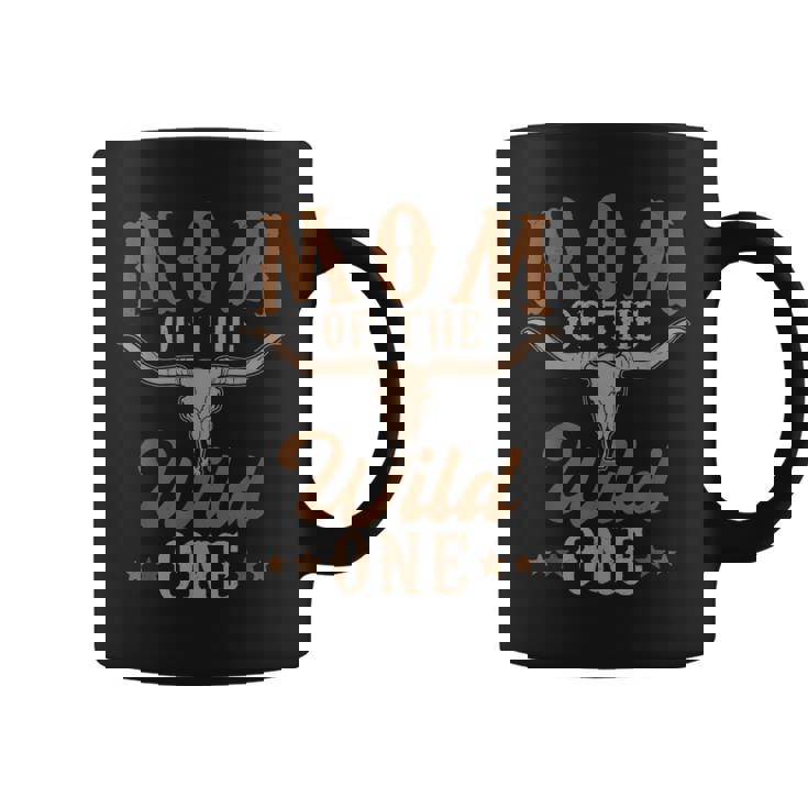 Mom Of The Wild One Cowboy Western Rodeo Party Matching Coffee Mug