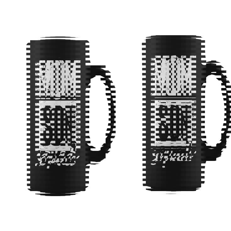 Mommy Son Squad Mom Sons Matching Mother's Day Mother Son Coffee Mug