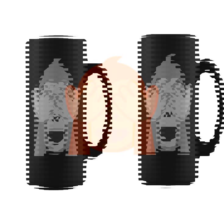 Mono See-No-Evil Taza de café