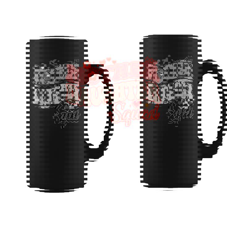 Mother Daughter Squad Matching Mom Groovy Coffee Mug