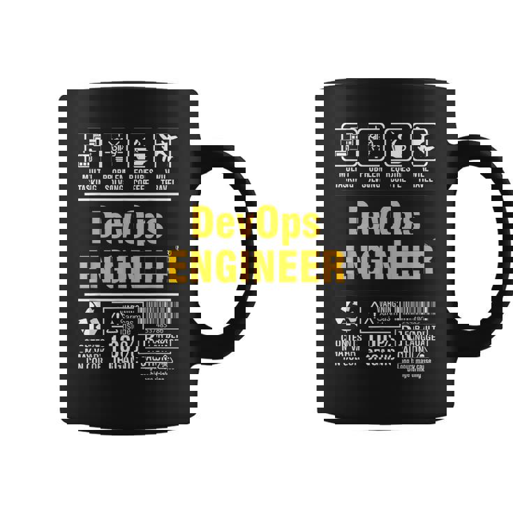 Multitarea Caféiajes Amante Orgulloso Geeky Devops Ingeniero Taza de café