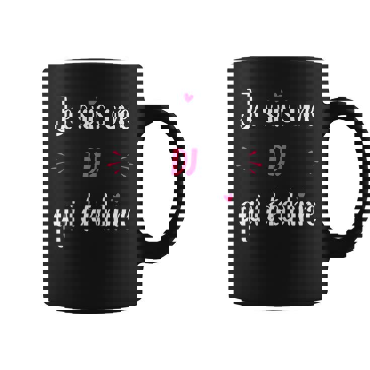 Musique Métier Super Dj Qui Déchire Animatrice Dj Tasse