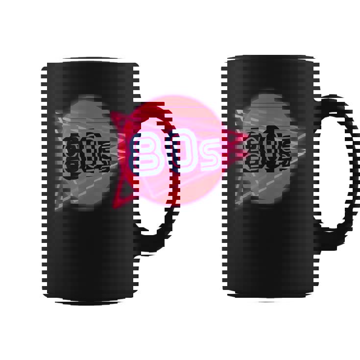 Nacido En Los Años 80 Neon Light Disco Música Cumpleaños Punk Music Taza de café